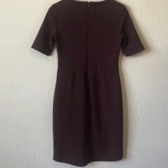 Cremieux Elda Eggplant Sheath Dress Size S - Picture 4 of 5